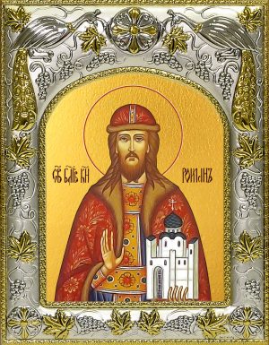 купить икону святой Роман Рязанский