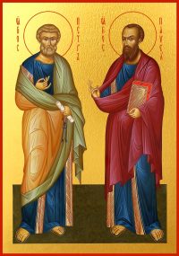 купить икону Петр и Павел апостолы