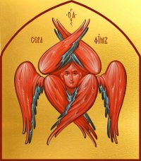 купить икону Серафим Шестикрылый