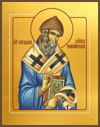 купить икону святого Спиридона Тримифунтского святителя dm00700-1