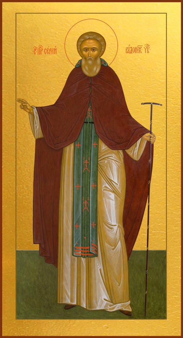 купить икону Преподобного Сергия Радонежского