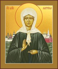 купить икону святых Матроны Московской блаженной dm00887