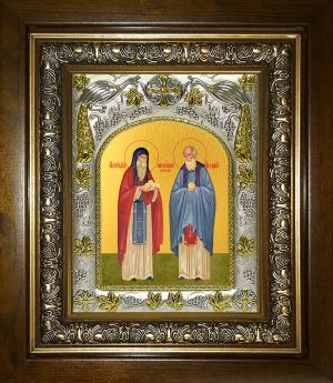 купить икону святые Спиридон и Никодим, просфорники Печерские