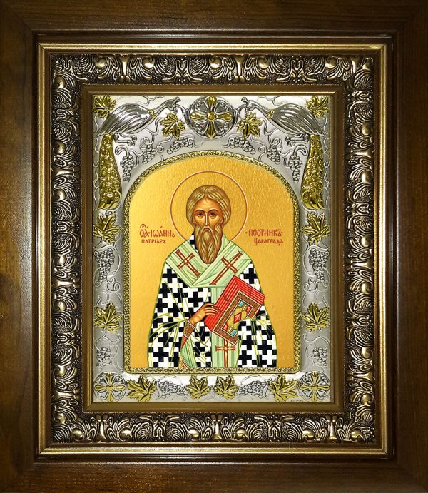 купить икону святой Иоанн Постник, патриарх Константинопольский