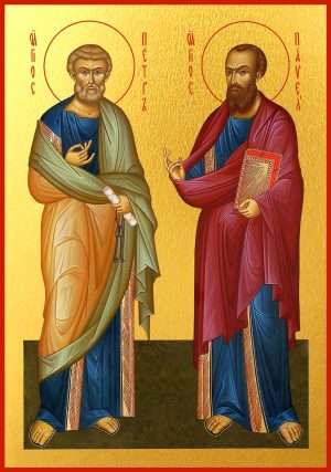 купить икону Петр и Павел апостолы