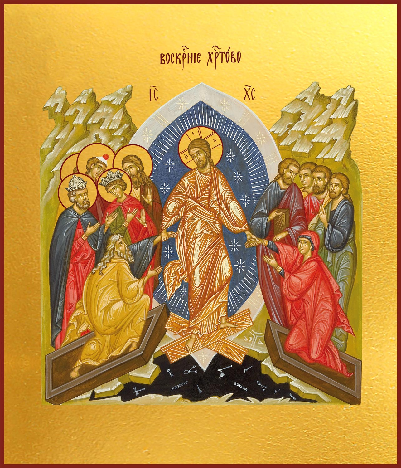 купить икону Воскресение Христово dm0638