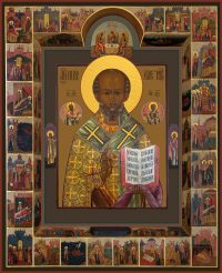 купить икону святого Николая чудотворца dm00725-1