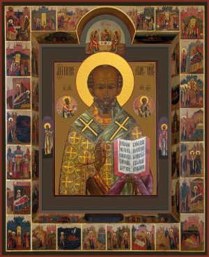 купить икону святого Николая чудотворца dm00725-1