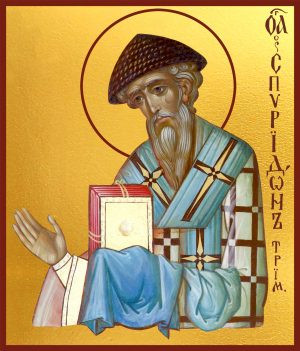 купить икону Святителя Спиридона Тримифутского dm00764-1