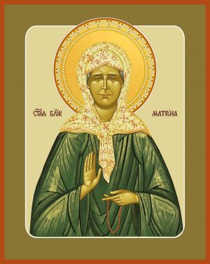 купить икону святых Матроны Московской блаженной dm00878