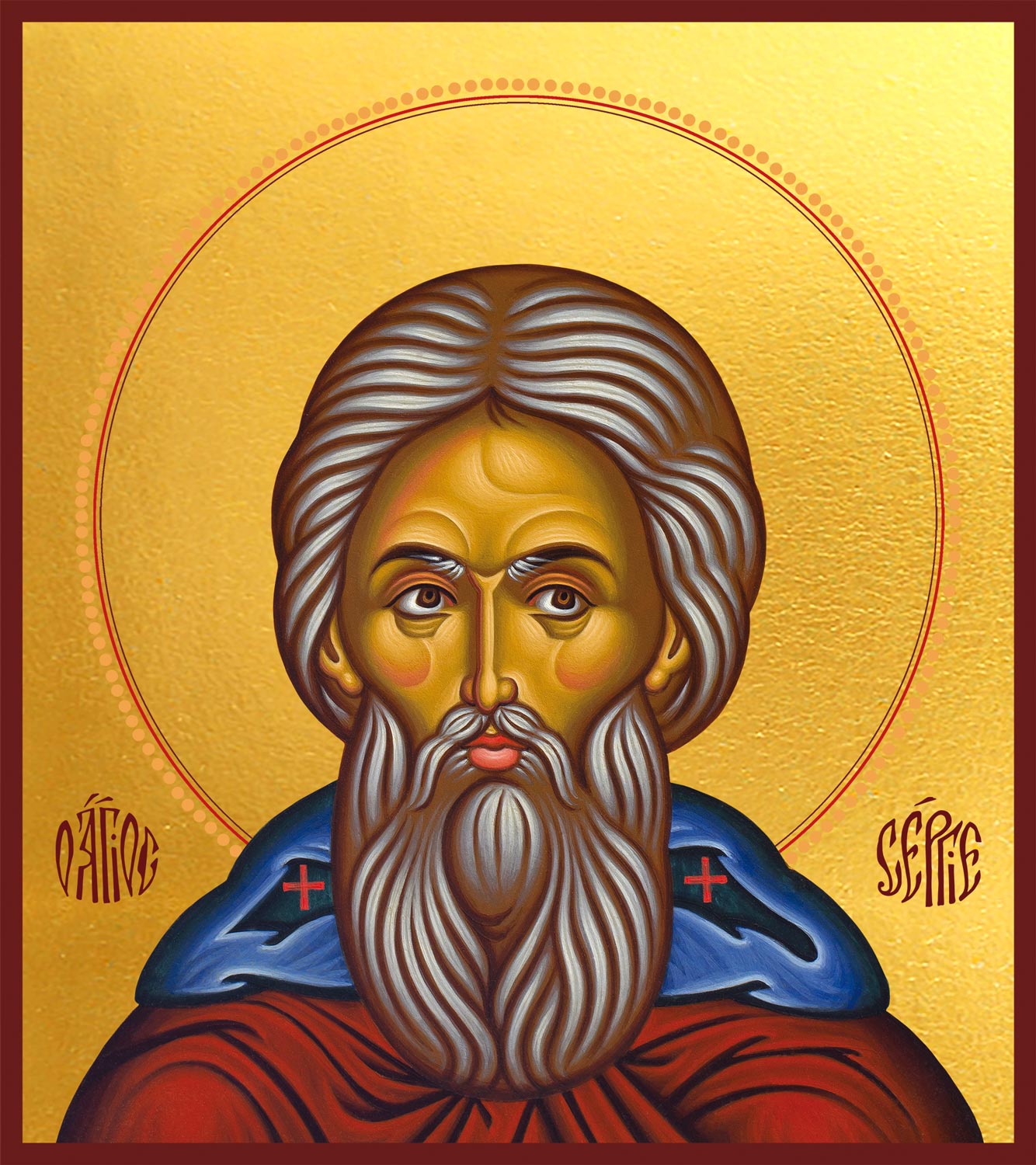 купить икону Преподобного Сергия Радонежского dm00879