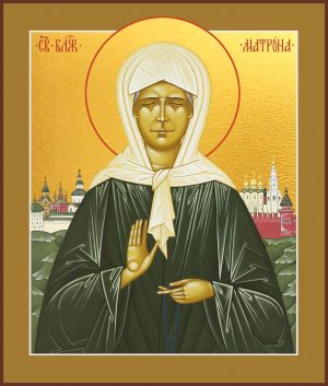 купить икону святых Матроны Московской блаженной dm00887