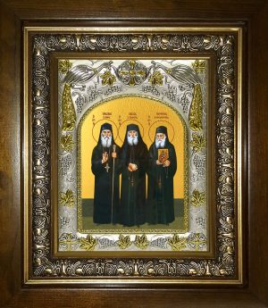 купить икону святых Иаков (Тсаликис) Эвбейский, Паисий Святогорец, Порфирий Кавсокаливит