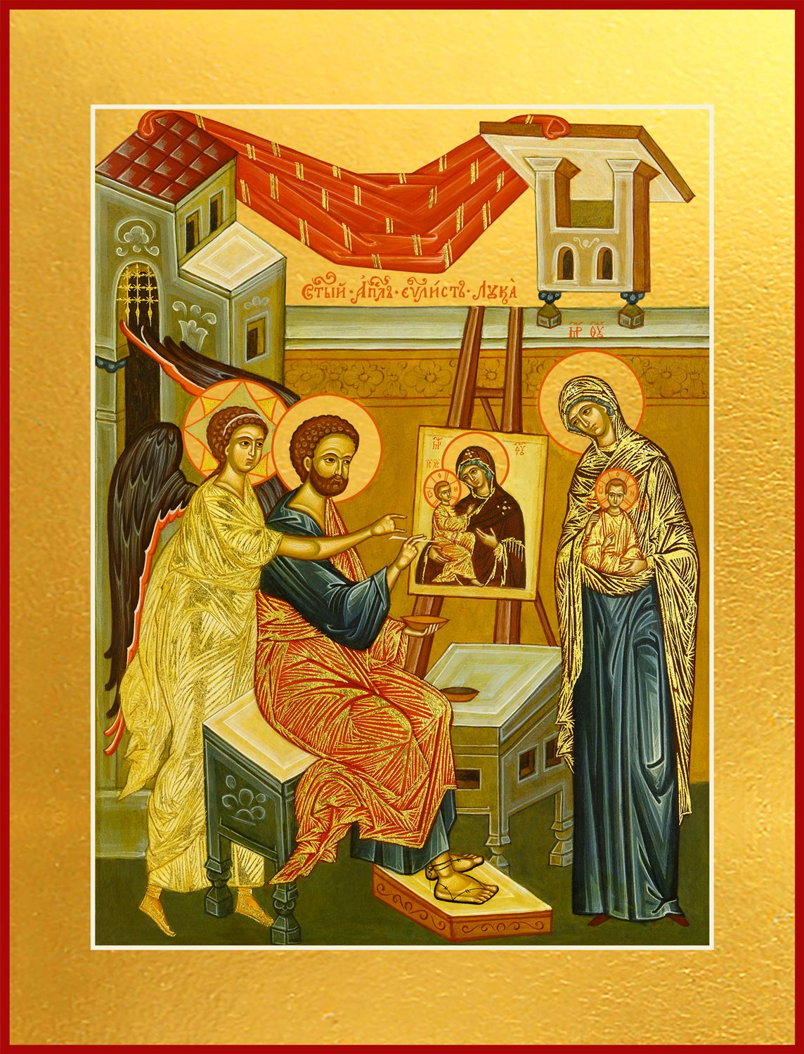 купить икону апостола Луки dm06438