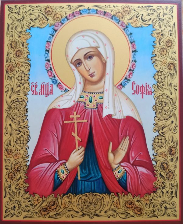 купить писаную икону Софии Римской