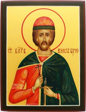 купить писаную икону князя Бориса