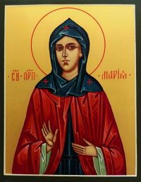 купить писаную икону Марии Константинопольской