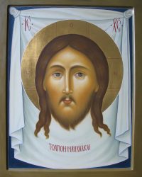 купить писаную икону Спас Нерукотворный