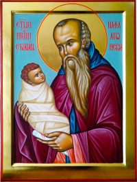 Купить писаную икону Стилиана Пафлагонского