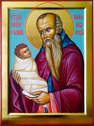 Купить писаную икону Стилиана Пафлагонского