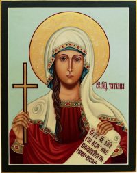 купить писаную икону Татьяны мученицы