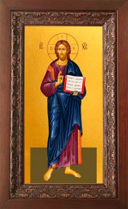 Купить икону Спасителя в киоте