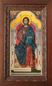 Купить икону Спасителя в киоте