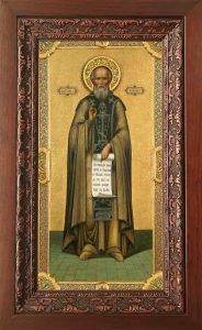 купить икону в киоте Иосифа Волоколамского в православном интернет магазине