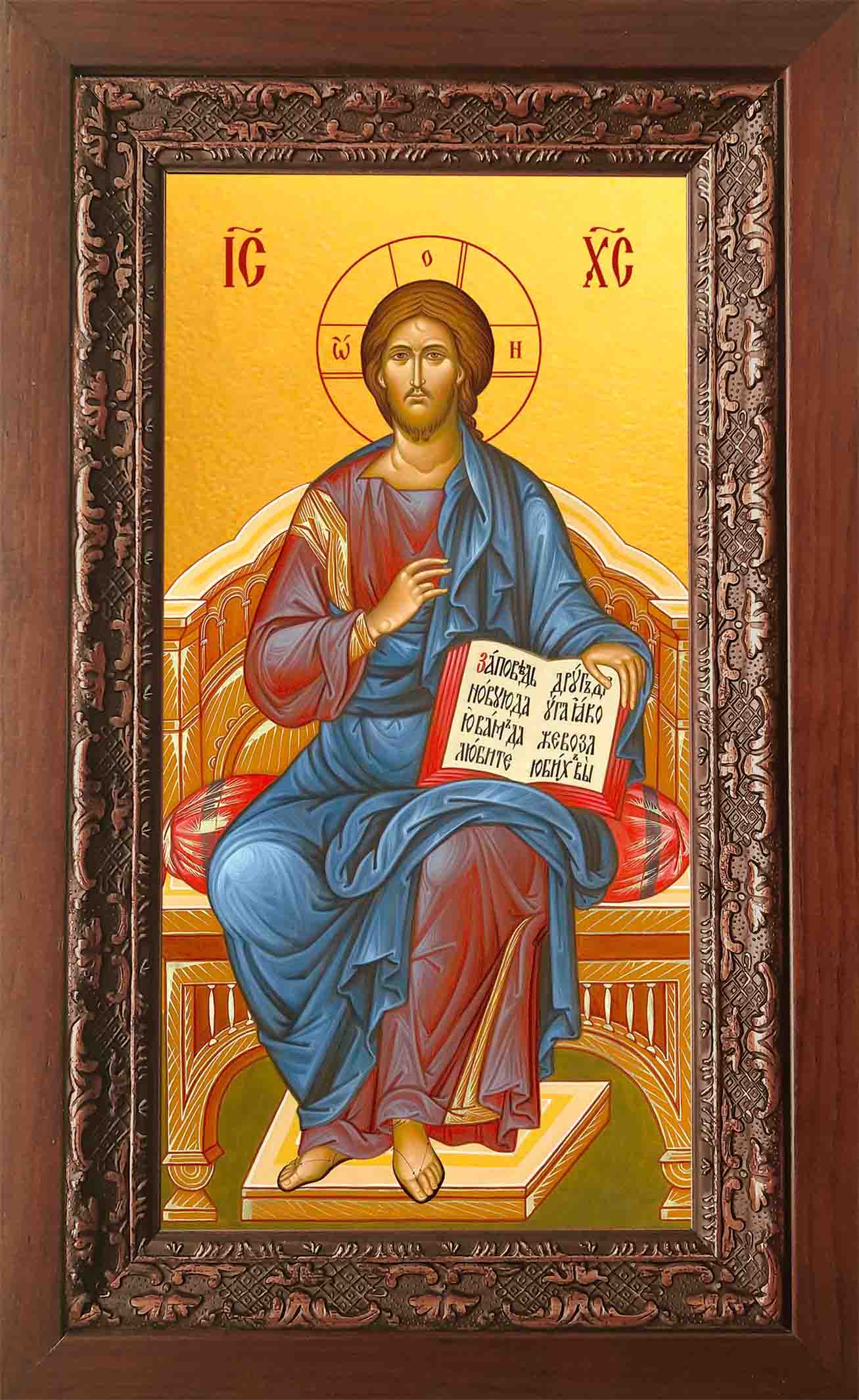 Купить икону в киоте Иисуса Христа