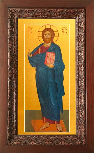 Купить икону Господа Вседержителя в киоте