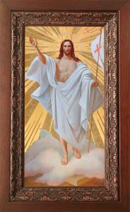 Купить икону Господа Вседержителя в хитоне в киоте