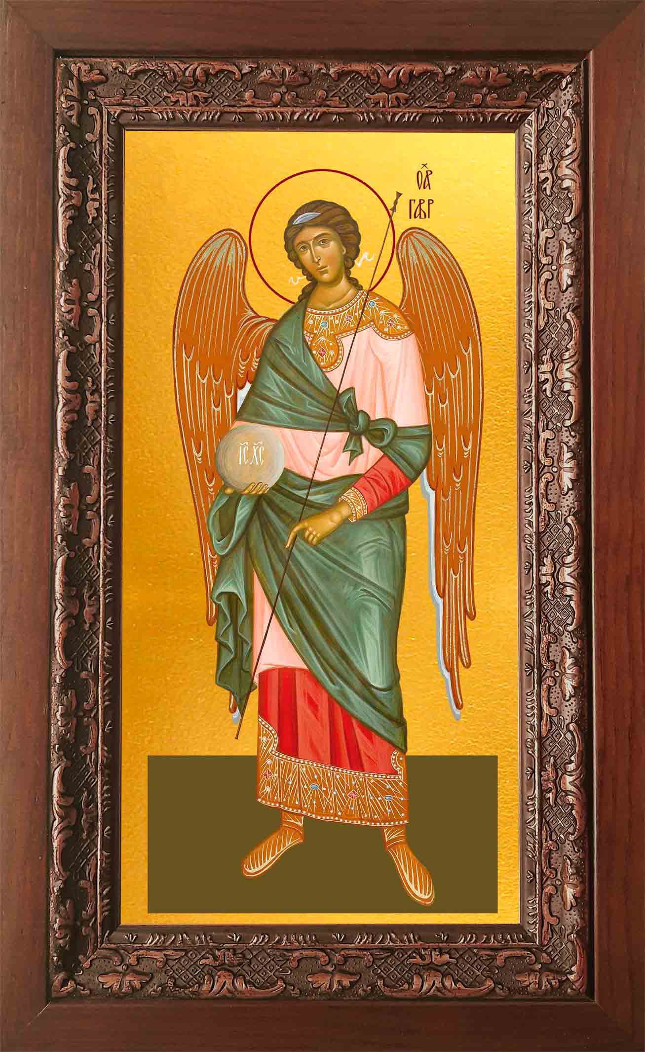 Купить икону Гавриила Архангела в киоте