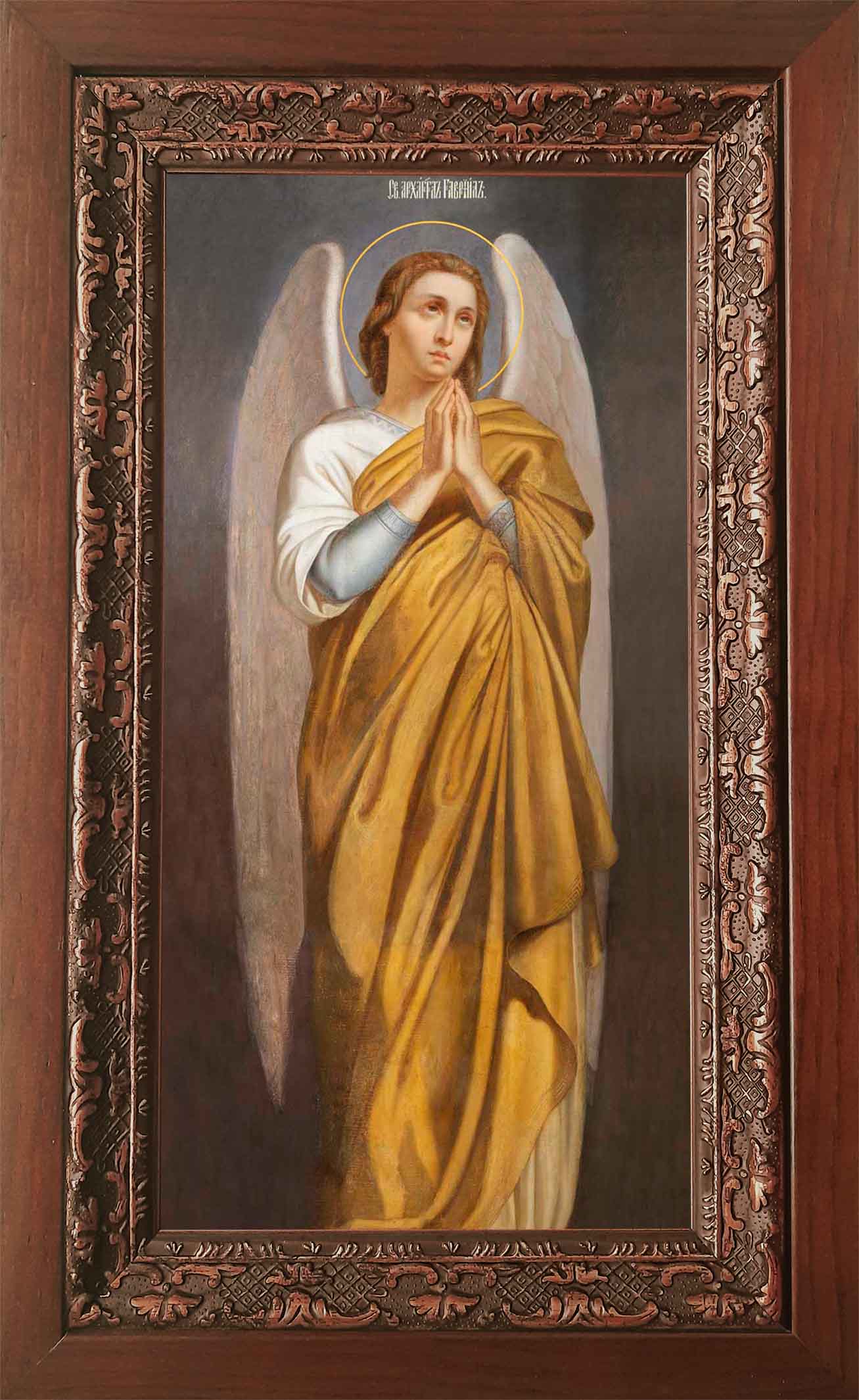 Купить икону Гавриила Архангела в киоте