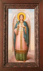 Купить икону Гавриила Архангела в киоте