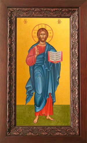 Купить икону Спасителя в киоте