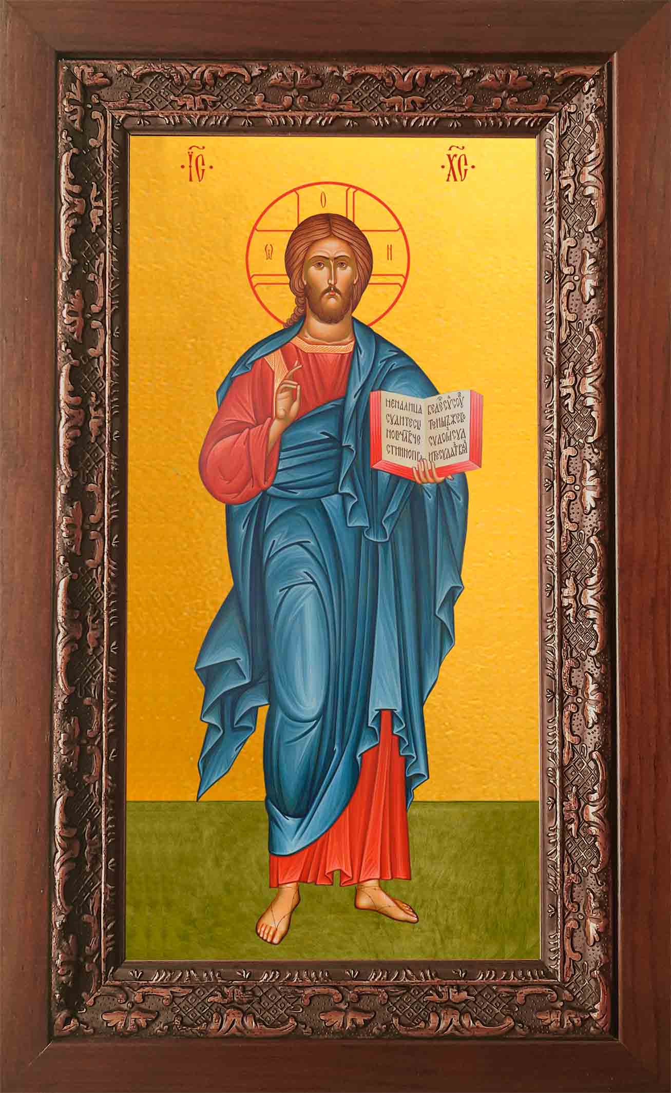 Купить икону Спасителя в киоте