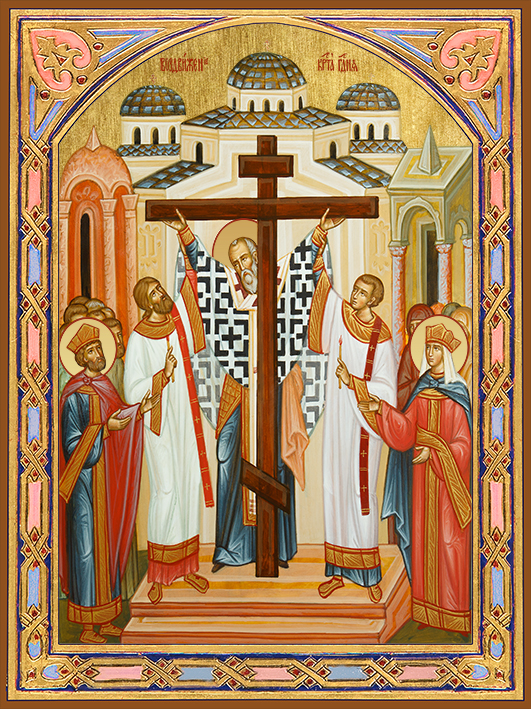 купить икону Воздвижение Честного и Животворящего Креста Господня