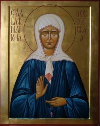 Купить рукописную икону Матроны Московской