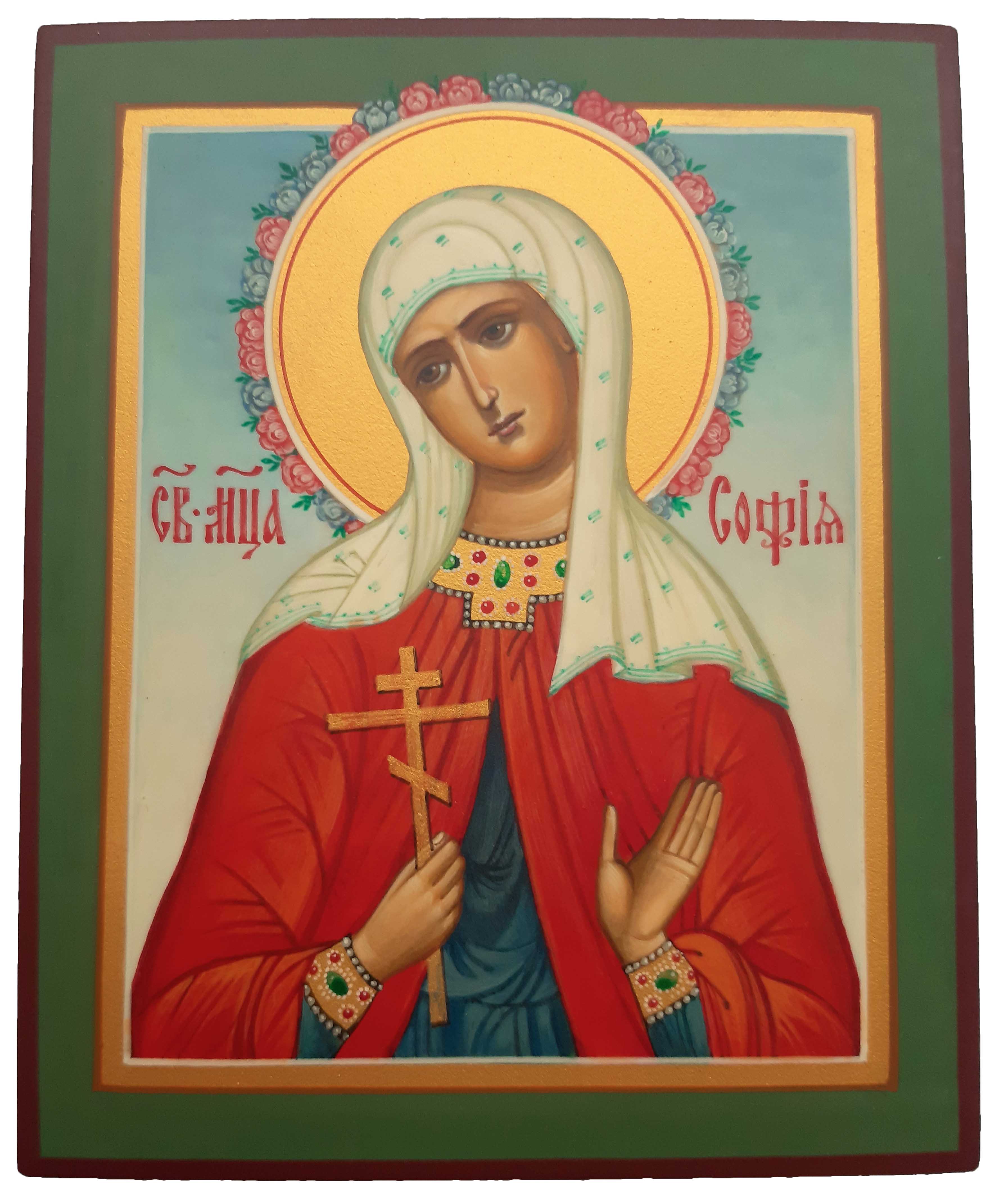 Купить Рукописную икону Софии Римской