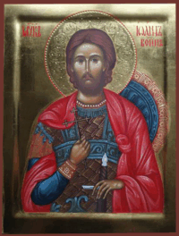 Купить рукописную икону Иоанна Воина