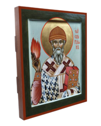 Купить рукописную икону Спиридона Тримифунтского