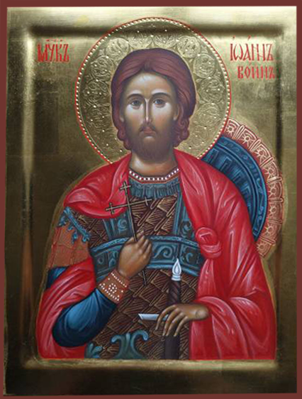 Купить рукописную икону Иоанна Воина