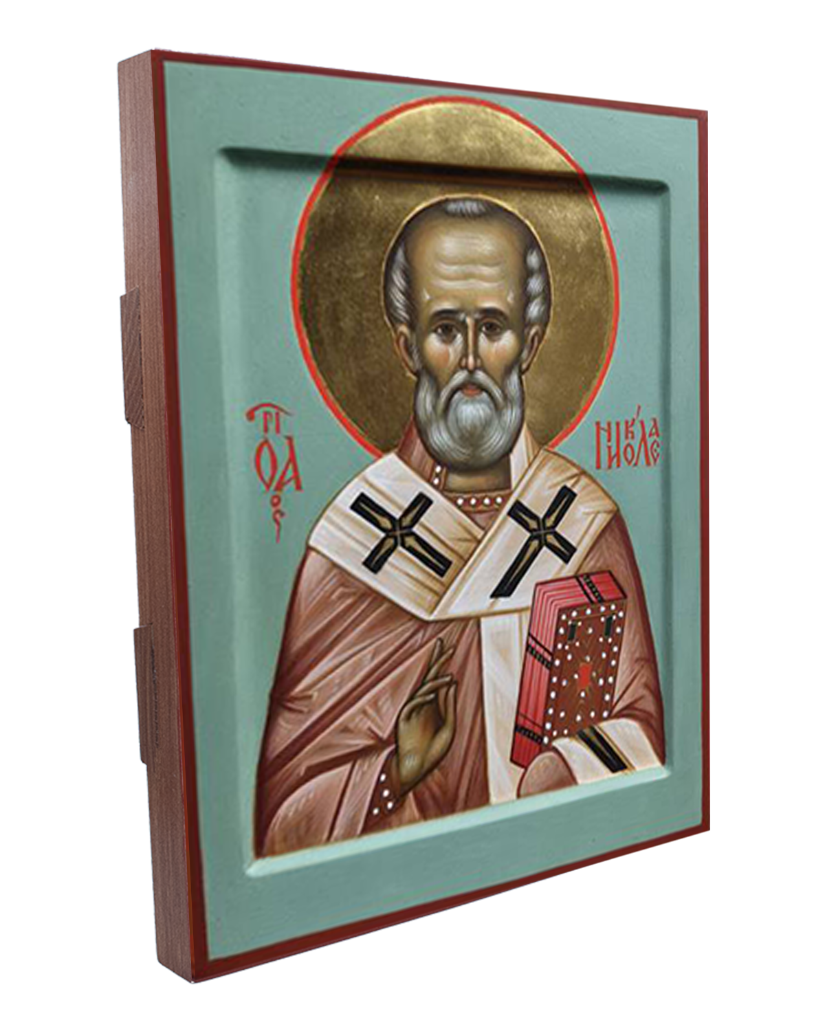 Купить рукописную икону Николая Чудотворца