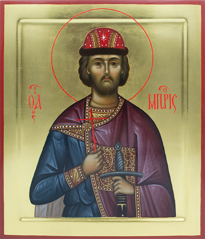 Купить рукописную икону Князя Бориса